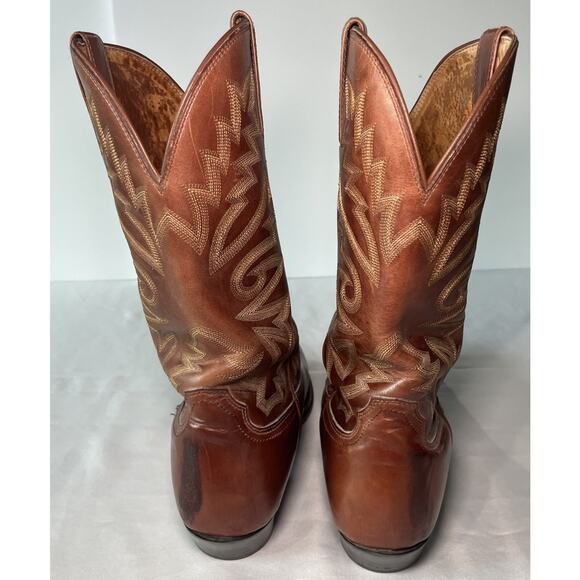 Twisted X Western Brown Cowboy Boots Mens R Toe 14" Tall Size 13EE MWT002 - Picture 6 of 15